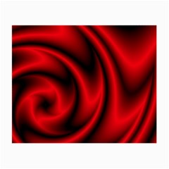 Background Red Color Swirl Small Glasses Cloth by Pakrebo