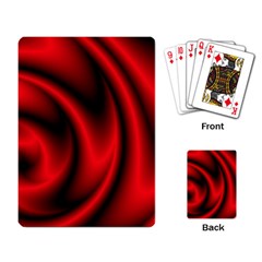 Background Red Color Swirl Playing Cards Single Design by Pakrebo