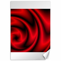 Background Red Color Swirl Canvas 20  X 30  by Pakrebo