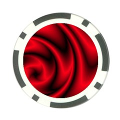 Background Red Color Swirl Poker Chip Card Guard (10 Pack) by Pakrebo