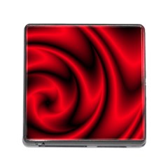 Background Red Color Swirl Memory Card Reader (square 5 Slot) by Pakrebo