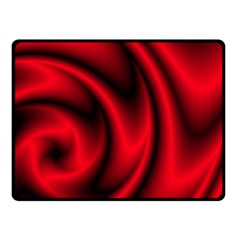 Background Red Color Swirl Fleece Blanket (small) by Pakrebo