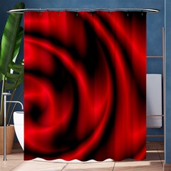 Background Red Color Swirl Shower Curtain 60  X 72  (medium)  by Pakrebo