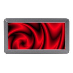 Background Red Color Swirl Memory Card Reader (mini)