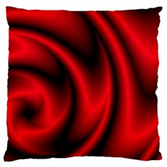 Background Red Color Swirl Large Cushion Case (one Side) by Pakrebo