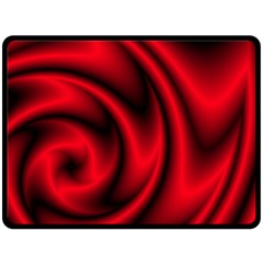 Background Red Color Swirl Double Sided Fleece Blanket (large) 