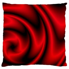 Background Red Color Swirl Large Flano Cushion Case (one Side) by Pakrebo