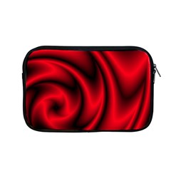 Background Red Color Swirl Apple Macbook Pro 13  Zipper Case by Pakrebo