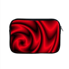 Background Red Color Swirl Apple Macbook Pro 15  Zipper Case by Pakrebo