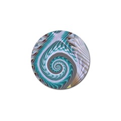 Spiral Fractal Swirl Whirlpool Golf Ball Marker (4 Pack) by Pakrebo