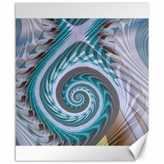 Spiral Fractal Swirl Whirlpool Canvas 8  X 10  by Pakrebo