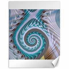 Spiral Fractal Swirl Whirlpool Canvas 12  X 16  by Pakrebo