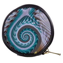 Spiral Fractal Swirl Whirlpool Mini Makeup Bag by Pakrebo