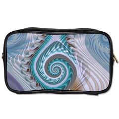 Spiral Fractal Swirl Whirlpool Toiletries Bag (two Sides) by Pakrebo