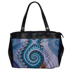 Spiral Fractal Swirl Whirlpool Oversize Office Handbag by Pakrebo