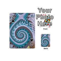 Spiral Fractal Swirl Whirlpool Playing Cards 54 (mini) by Pakrebo