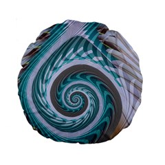 Spiral Fractal Swirl Whirlpool Standard 15  Premium Round Cushions by Pakrebo