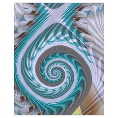 Spiral Fractal Swirl Whirlpool Drawstring Bag (small) by Pakrebo