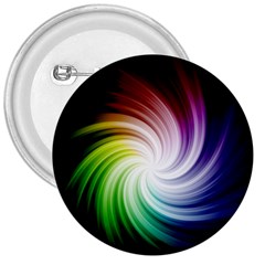 Rainbow Swirl Twirl 3  Buttons by Pakrebo