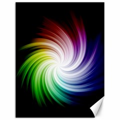 Rainbow Swirl Twirl Canvas 12  X 16  by Pakrebo