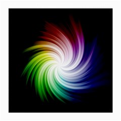 Rainbow Swirl Twirl Medium Glasses Cloth (2-side) by Pakrebo