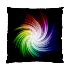 Rainbow Swirl Twirl Standard Cushion Case (one Side) by Pakrebo