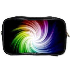 Rainbow Swirl Twirl Toiletries Bag (one Side) by Pakrebo