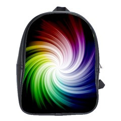 Rainbow Swirl Twirl School Bag (xl) by Pakrebo