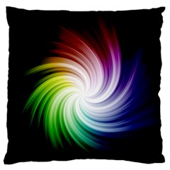 Rainbow Swirl Twirl Standard Flano Cushion Case (one Side) by Pakrebo