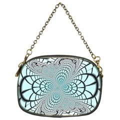 Digital Art Fractal Abstract Chain Purse (two Sides) by Pakrebo