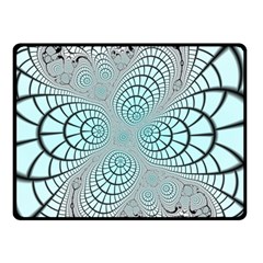 Digital Art Fractal Abstract Fleece Blanket (small) by Pakrebo