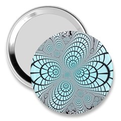 Digital Art Fractal Abstract 3  Handbag Mirrors by Pakrebo