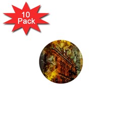 Flat Iron Building Architecture 1  Mini Buttons (10 Pack)  by Pakrebo