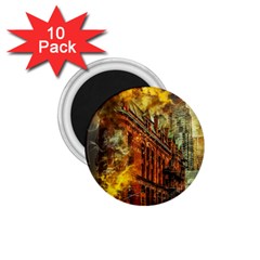 Flat Iron Building Architecture 1 75  Magnets (10 Pack)  by Pakrebo