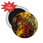 Flat Iron Building Architecture 2.25  Magnets (10 pack)  Front