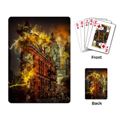 Flat Iron Building Architecture Playing Cards Single Design by Pakrebo