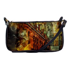 Flat Iron Building Architecture Shoulder Clutch Bag by Pakrebo