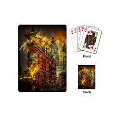 Flat Iron Building Architecture Playing Cards (mini) by Pakrebo