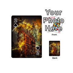 Flat Iron Building Architecture Playing Cards 54 (mini) by Pakrebo