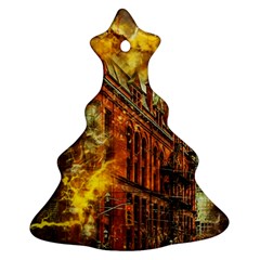 Flat Iron Building Architecture Christmas Tree Ornament (two Sides) by Pakrebo