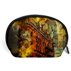 Flat Iron Building Architecture Accessory Pouch (large) by Pakrebo