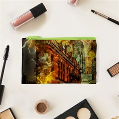 Flat Iron Building Architecture Cosmetic Bag (xs) by Pakrebo