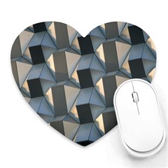 Pattern Texture Form Background Heart Mousepads by Pakrebo