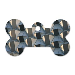 Pattern Texture Form Background Dog Tag Bone (two Sides)