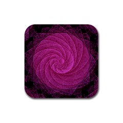 Background Scrapbooking Abstract Rubber Square Coaster (4 Pack)  by Pakrebo