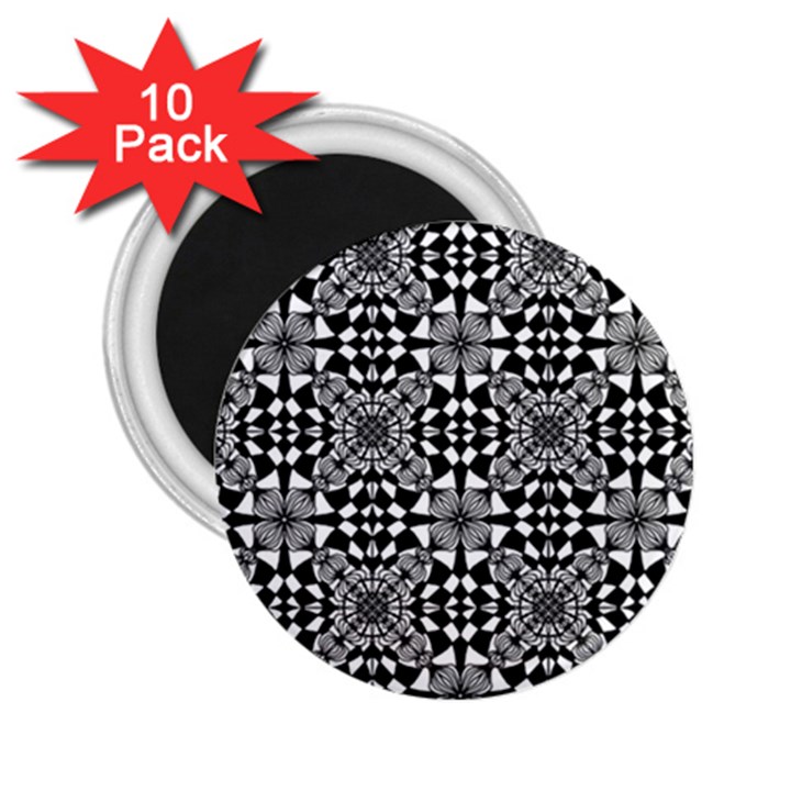 Fabric Design Pattern Color 2.25  Magnets (10 pack) 