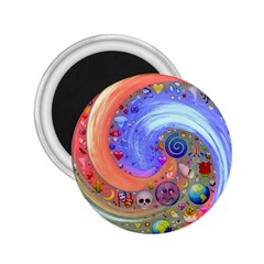 Swirl Vortex Emoji Cyclone Motion 2 25  Magnets by Pakrebo