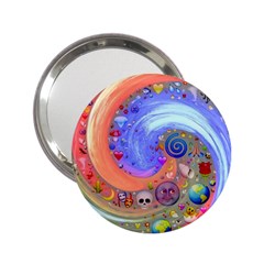 Swirl Vortex Emoji Cyclone Motion 2 25  Handbag Mirrors by Pakrebo