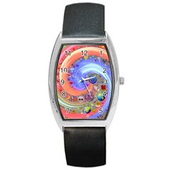 Swirl Vortex Emoji Cyclone Motion Barrel Style Metal Watch by Pakrebo