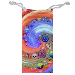 Swirl Vortex Emoji Cyclone Motion Jewelry Bag by Pakrebo